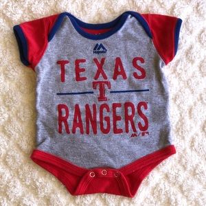 MAJESTIC TEXAS RANGERS BODYSUIT